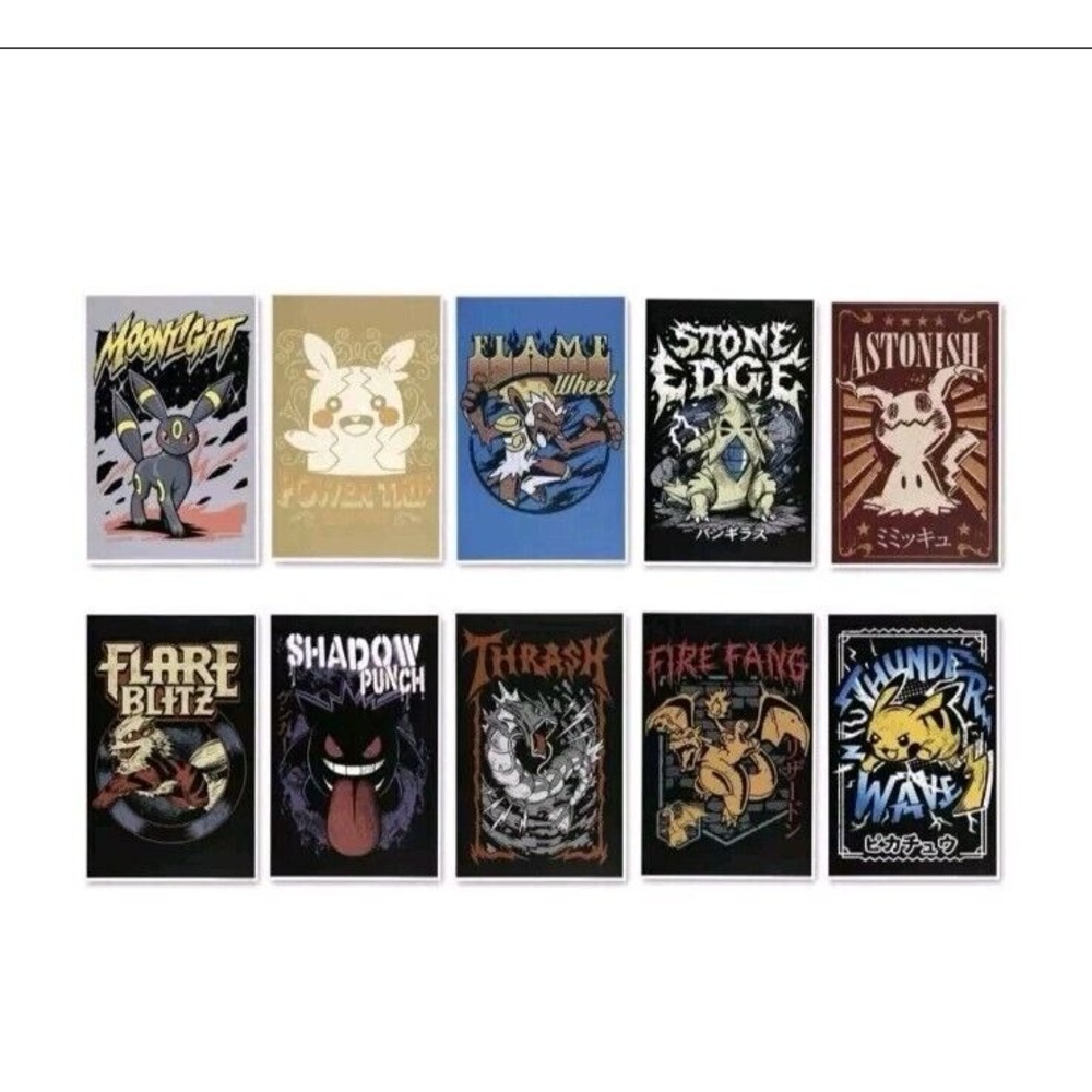 NEW Sealed Pokémon Greatest Hits Posters (10-Pack; 11"x17"; Frames not included)